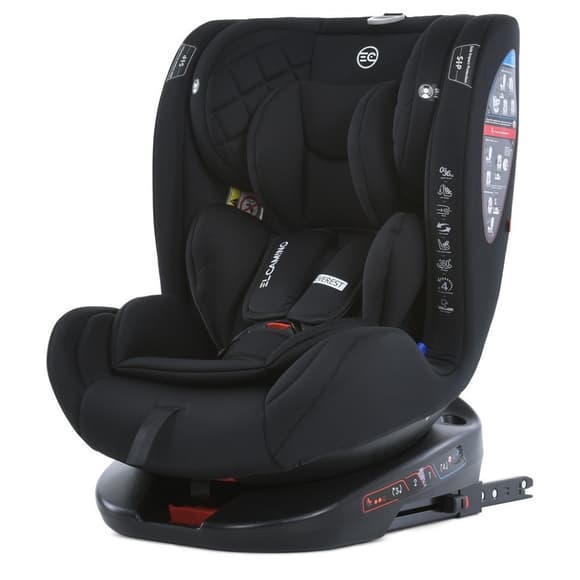 Детское автокресло ME 1114 EVEREST ME 1114 Black, Black