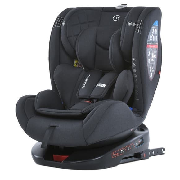 Детское автокресло ME 1114 EVEREST ME 1114 Dark Gray, Dark Gray