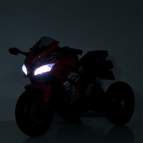 Дитячий мотоцикл M 5806EL-3, 3 колеса, музика та світло, червоний