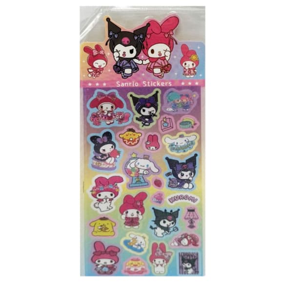 Декоративні наклейки "Sanrio Stickers" SZ240906-4 з блискітками