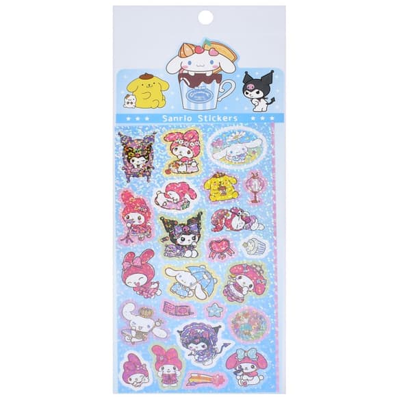 Декоративні наклейки "Sanrio Stickers" SZ240906-5 з блискітками