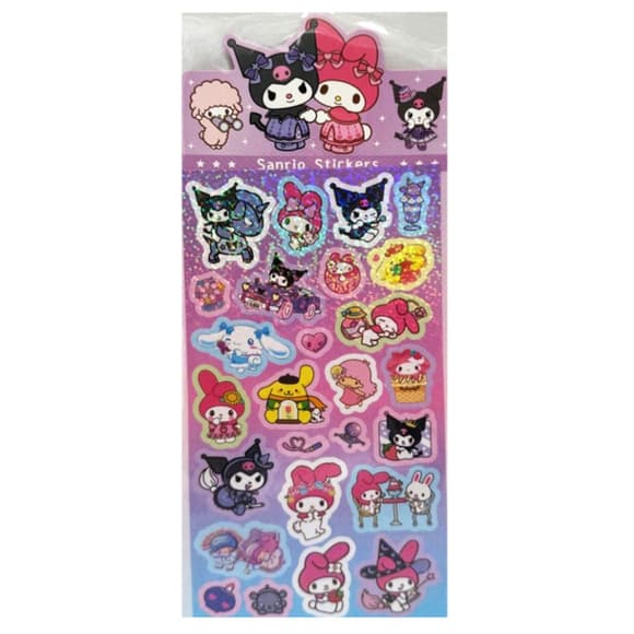 Декоративні наклейки "Sanrio Stickers" SZ240906-6 з блискітками