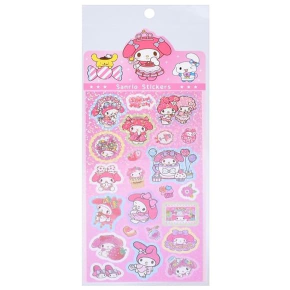 Декоративні наклейки "Sanrio Stickers" SZ240906-11 з блискітками