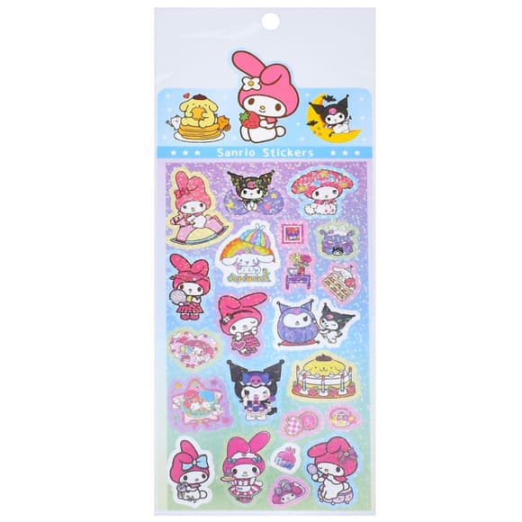 Декоративні наклейки "Sanrio Stickers" SZ240906-13 з блискітками