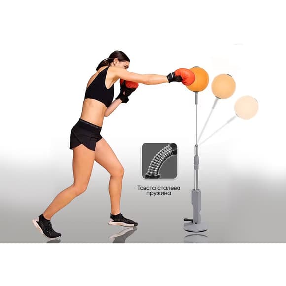 Боксерський набір на стійці EasyFit Pro BoxSet EF-0334 довжина 130-150 см