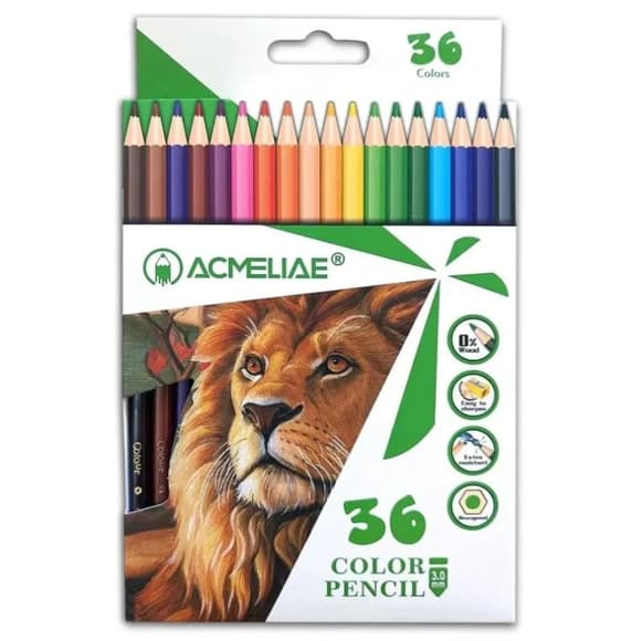 Олівці для малювання "Woodfree acmeliae" PCP-036, 36 штук