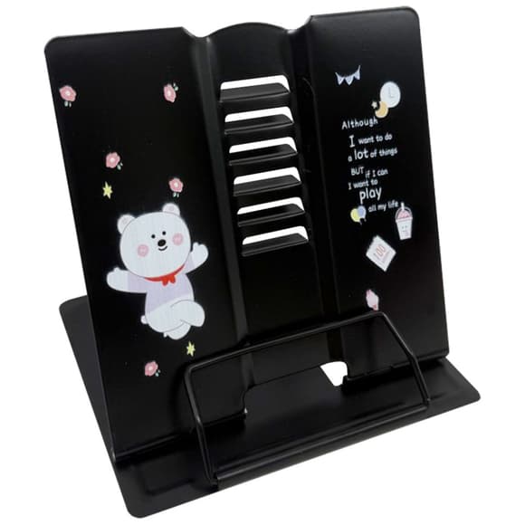 Підставка для книг "Bear" 555-328-S(Black) металева