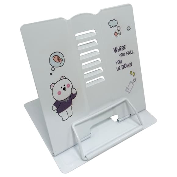 Підставка для книг "Bear" 555-328-S(White) металева
