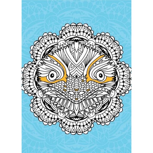Раскраска-антистресс "Мандала" 828149, 48 раскрасок