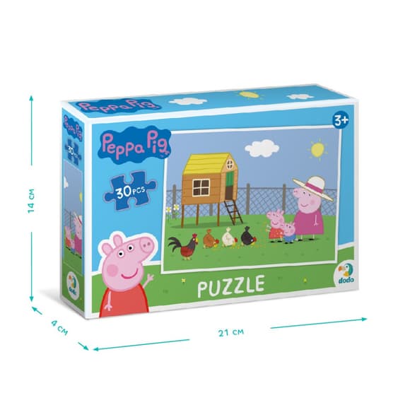 Дитячий пазл "Peppa Pig: Курник" 200301, 30 елементів