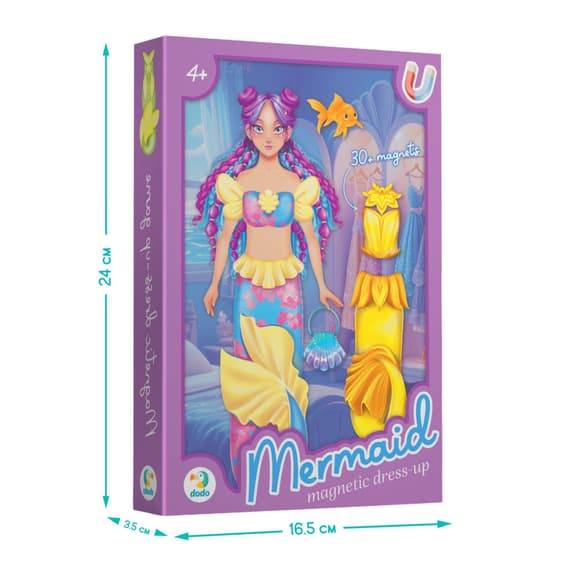 Магнитная детская игра "Одень русалку" 200314
