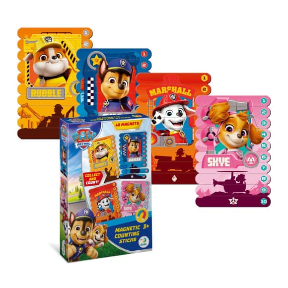 Магнитные палочки для счета "Paw Patrol: Герои-спасатели" 200652, 40 магнитных элементов