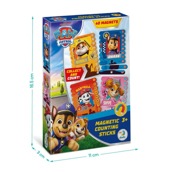 Магнитные палочки для счета "Paw Patrol: Герои-спасатели" 200652, 40 магнитных элементов