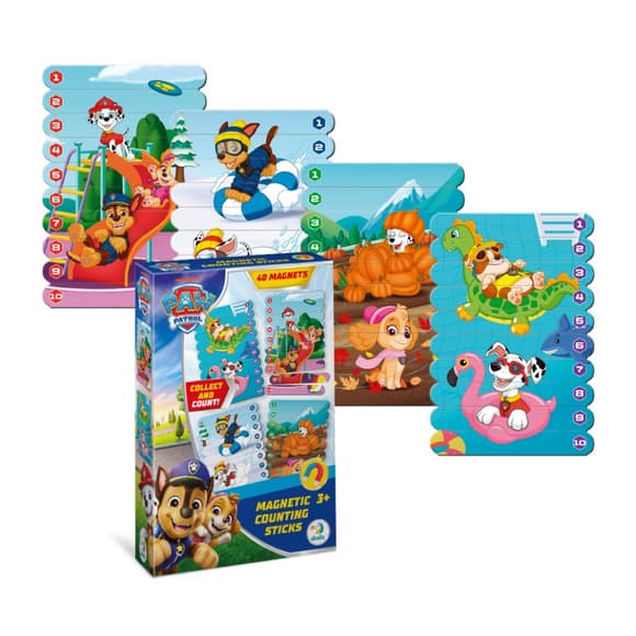 Магнитные палочки для счета "Paw Patrol: Сезоны" 200655, 40 магнитных элементов