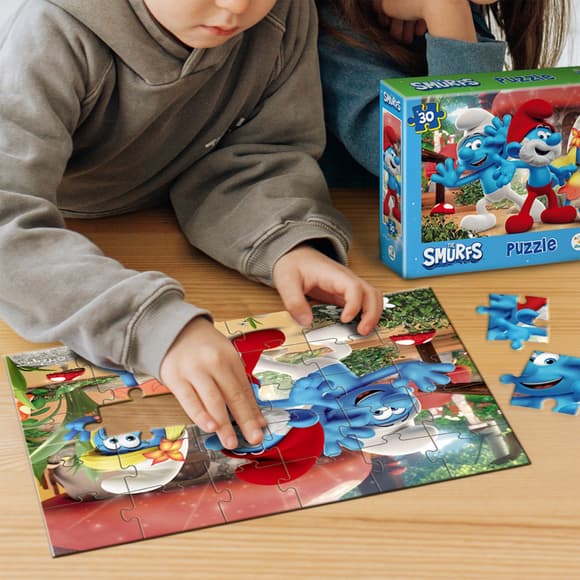 Детский пазл "The Smurfs: Привет всем!" 200662, 30 элементов