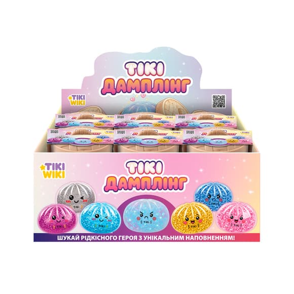 Антистресс игрушка-сквиш Тики Дамплинг Tiki Wiki JC-BS0506 габариты игрушки 8x8x5 см