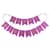 Гірлянда з прапорцями "Happy Birthday" MK 5955(Pink) рожева