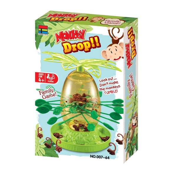 Настольная игра "Веселые обезьянки Monkey Drop" 007-64 палочки-ветки 20 штук