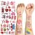 Набор временных татуировок "Любовь №3" Love-tattoo-mini-set-2-10, 10 штук, размер 12 × 7 см