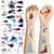Набір тимчасових тату "Холодне серце" frozen-tattoo-mini-set-1-10, 10 штук, розмір 12 х 7 см