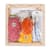 Набор для ковровой вышивки "Портрет зебры" CCX2525-14, размер 25х25 см