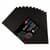 Цветная бумага двусторонняя "Black Paper" 741151, 10 страниц, черный