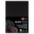 Цветная бумага двусторонняя "Black Paper" 741151, 10 страниц, черный