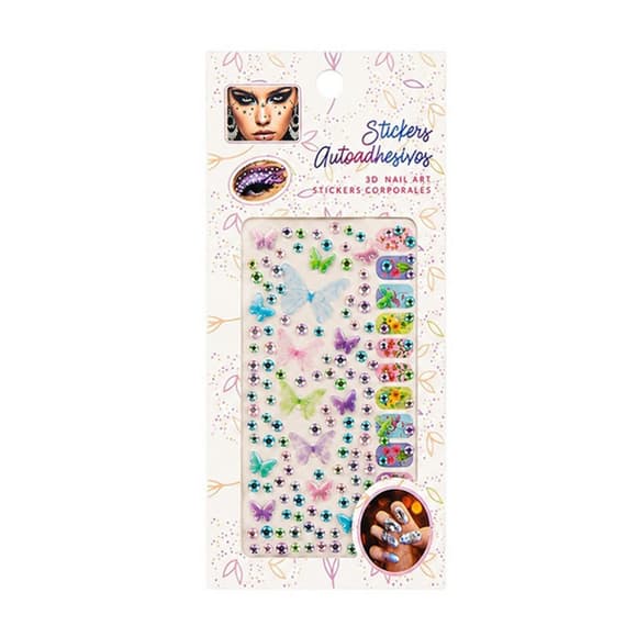 Декоративні наклейки XY-030(Multi-Color) для манікюру та макіяжу