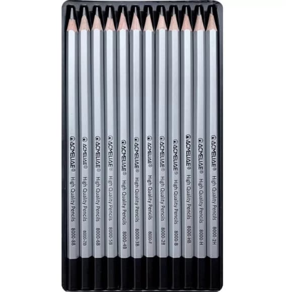 Набір олівців "Drawing pencils" Acmeliae 44053, 12 видів