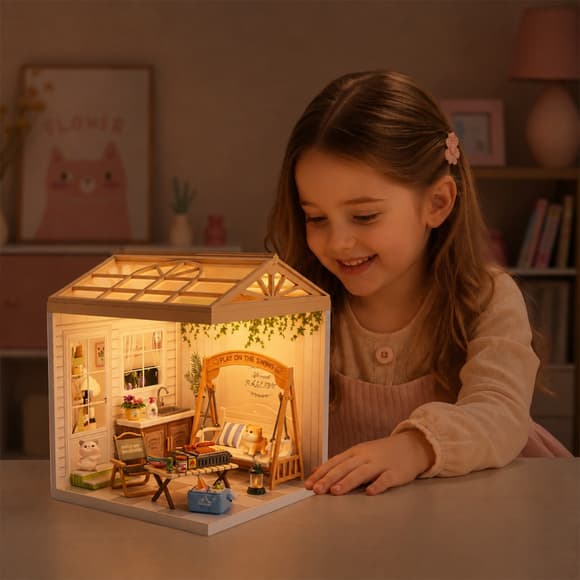 Конструктор-румбокс "Патіо" Mini House 8010-MH, серії "Інтер'єр" 82 деталі