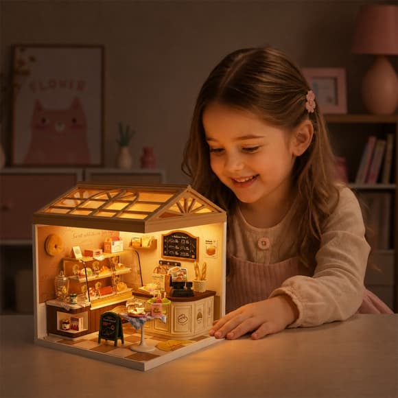 Конструктор-румбокс "Пекарня" Mini House 8011-MH, серії "Інтер'єр" 87 деталей