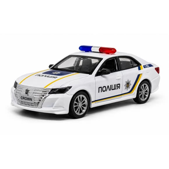 Детская автомодель Toyota Crown "Полиция" TechnoDrive KM260418P, масштаб 1:40