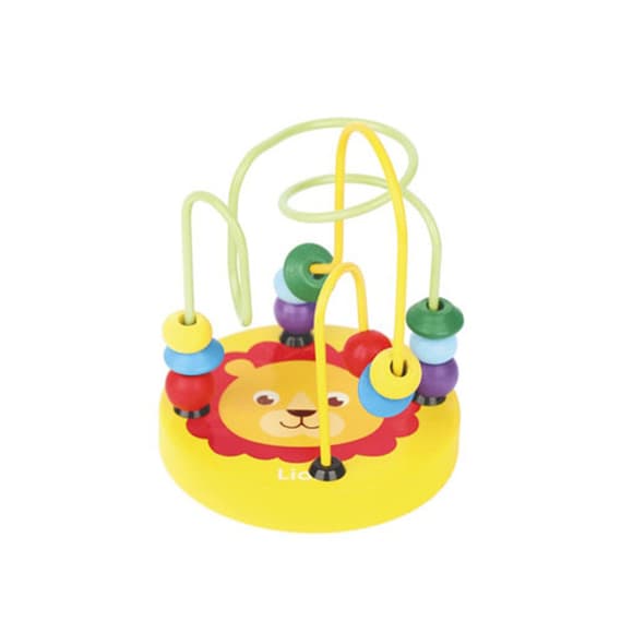 Деревянная игрушка Лабиринт MD 0810(Yellow) на проволоке 11 см
