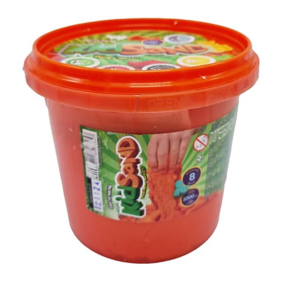 Набір креативної творчості "Кінетичний пісок" KidSand" KS-01-01 відро 1000г