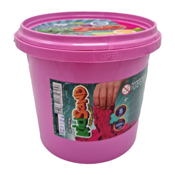 Набір креативної творчості "Кінетичний пісок" KidSand" KS-01-01 відро 1000г