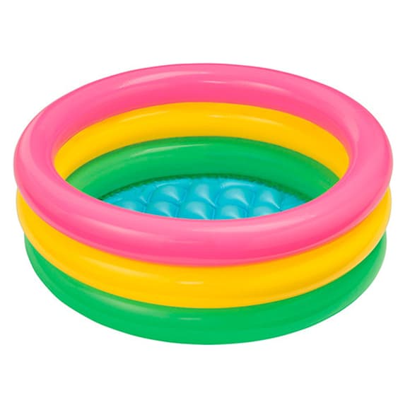 Детский надувной бассейн Радуга 58924 на 68 литров