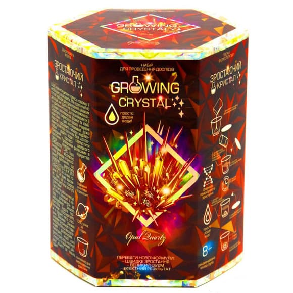 Ігровий набір для вирощування кристалів GRK-01 GROWING CRYSTAL 
