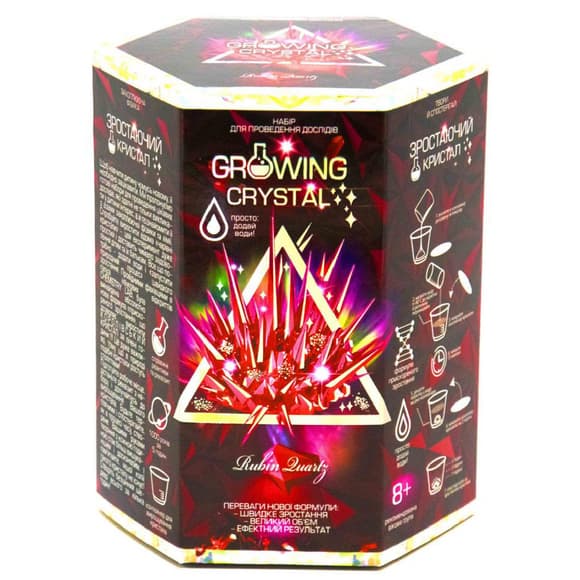 Ігровий набір для вирощування кристалів GRK-01 GROWING CRYSTAL 