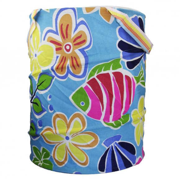 Кошик для іграшок M3732 діаметр 30 см, висота 38 см, дах-застібка-мол, 2 ручки