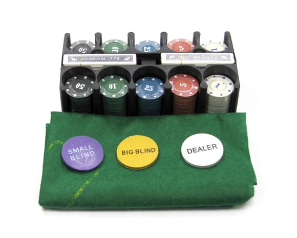 Настільна гра Покер THS-153 в металевій коробці