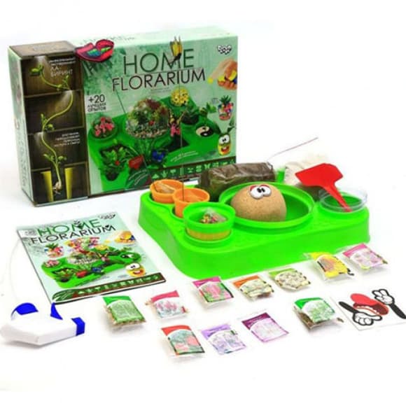Ігровий навчальний набір для вирощування рослин HFL-01 "Home Florarium"
