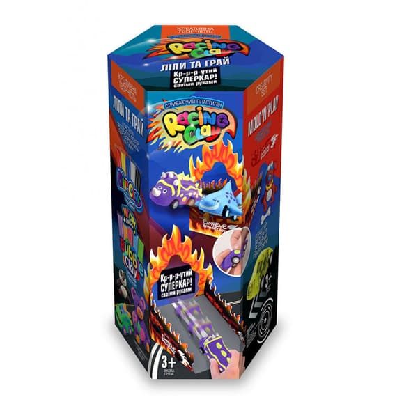 Набір для творчості з повітряним пластиліном RACING CLAY CLRC-01DT, 2 види 