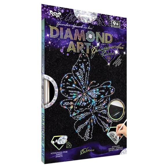 Комплект креативної творчості "DIAMOND ART" DAR-01, 10 видів 