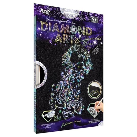 Комплект креативної творчості "DIAMOND ART" DAR-01, 10 видів 