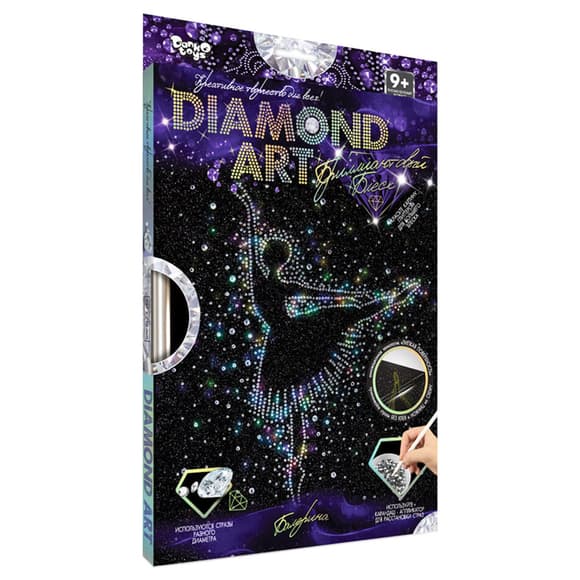 Комплект креативної творчості "DIAMOND ART" DAR-01, 10 видів 