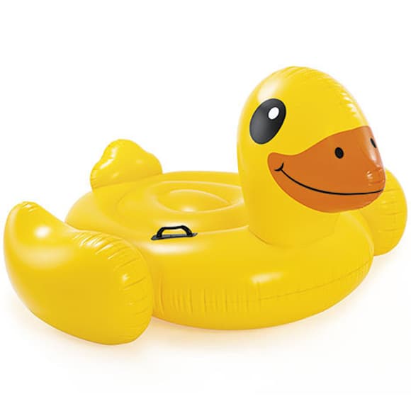 Надувной плотик Уточка 57556 с ремкомплектом                      