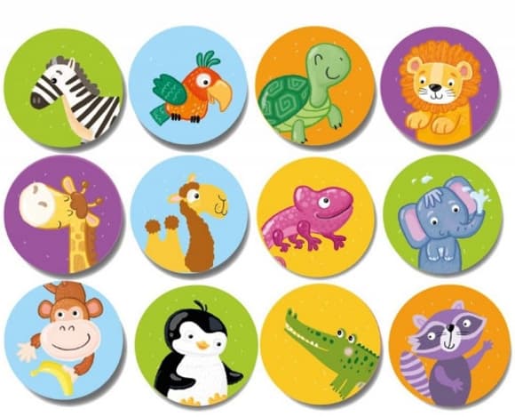 Дитяча настільна гра Мемо "Дикі тварини" DoDo 300157 від 3-х років