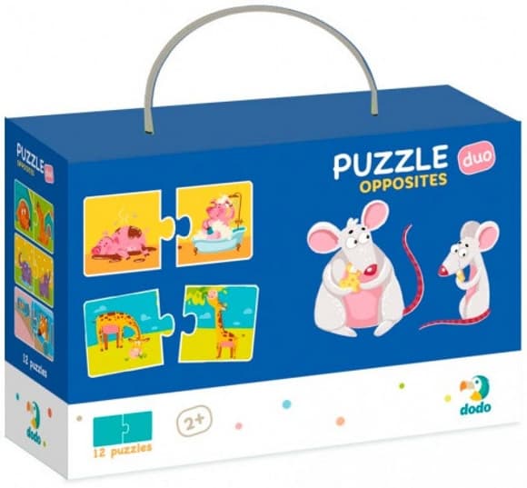 Детские пазлы Противоположности DoDo 300151, 24 элемента