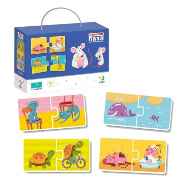 Детские пазлы Противоположности DoDo 300151, 24 элемента