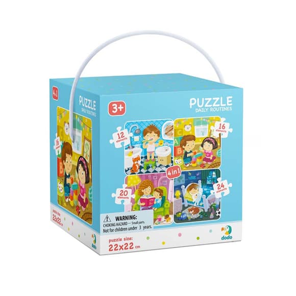 Дитячий п азл "Мій День" DoDo 300130, 4в1